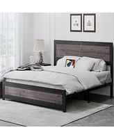 gaomon Full Size Bed Frame with Headboard