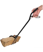 Sunnydaze Decor 36-Inch Log Grabber Tongs - Outdoor/Indoor Tool Use - Spring Lever Action - Black