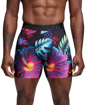 Under Armour Men's Performance Tech Mesh Graphic 6" Boxer Briefs