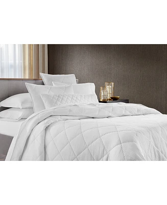 Hotel Collection Dobby Diamond 3-Pc. Coverlet Set, Full/Queen, Exclusively at Macy's