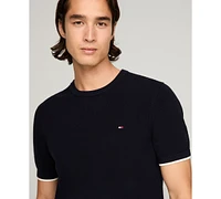 Tommy Hilfiger Men's Tipped T-Shirt Sweater