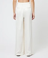 French Connection Women's Ennis Satin Pull-On Pants