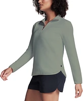 Sketchers Women's Ottoman-Rib Quarter-Zip Top