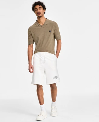 Hugo Boss Men's Cotton Relaxed 9" Pull-On Shorts
