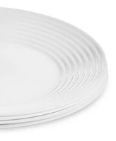 Arch Studio Opal Glass Spiral Dinner Plates, Set of 4, Exclusively at Macy's