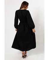 Petal and Pup Women's Cece Long Sleeve Maxi Dress