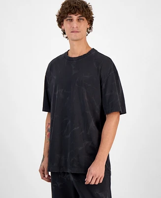 Hugo by Boss Men's Cotton Distressed Loose-Fit T-Shirt