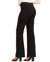 Bcx Juniors' Wide-Leg High-Rise Tab-Waist Pants