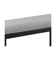 Slickblue Counter Height Bench with Wood Frame and Fabric Upholstery for Stylish Seating