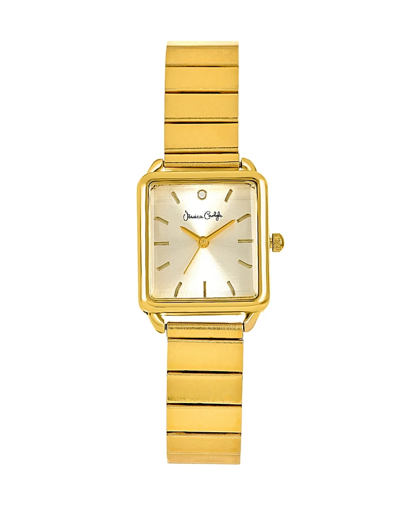 Jessica Carlyle Women's Gold-Tone Metal Alloy Analog Watch, 33mm