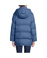 Lands' End Women's Petite Squall Insulated Slicker Puffer Jacket