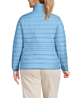 Lands' End Plus Wanderweight Packable Down Jacket