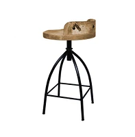 Slickblue Industrial Style Counter Height Stool – Modern and Durable Seating for Kitchen & Bar