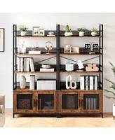 gaomon Industrial Bookshelf with Storage