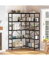 gaomon 4 Tier Industrial Bookshelf