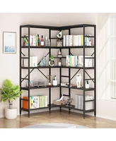 gaomon 4 Tier Industrial Bookshelf