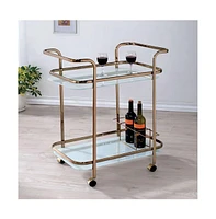 Slickblue Tiana Contemporary Serving Cart for Modern Home Entertaining and Decor