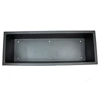 Modern Simplicity 27.5" H Metal Raised Planter Box with Legs - For Indoor or Outdoor Use - Black Powder-Coated Finish - Set of 2
