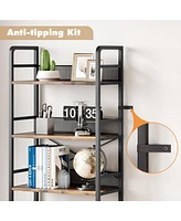 gaomon 4-Tier Bookshelf with Drawers