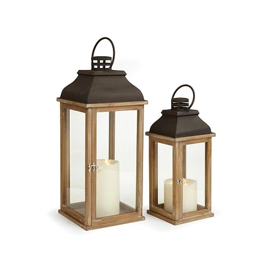 Carmel Lanterns, Set Of 2