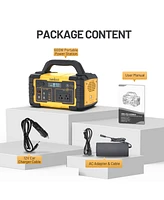 Mondawe 300W Portable Power Station 299.5Wh Solar Generator with Ac Outlet