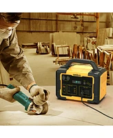 Mondawe 1000W Portable Power Station 1024Wh Solar Generator with Ac Outlet