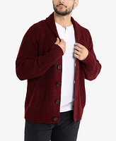 X-Ray Men's Shawl Collar Cardigan