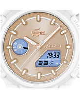 Lacoste Women's LC33 White Silicone Strap Watch, 40mm