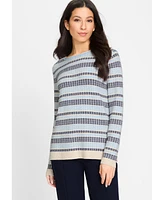 Olsen Women's Striped Sweater