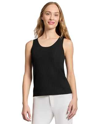 Jones New York Women's Sutton Ribbed Scoop-Neck Tank Top