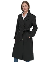 Dkny Women's Belted Double-Breasted Trench Coat