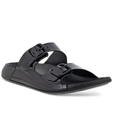 Ecco Women's Cozmo Two Band Leather Buckle Sandals