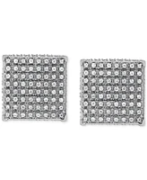 Diamond Pave Square Stud Earrings ( ct. t.w.) in 14k Gold