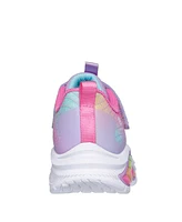 Skechers Little Girls' S-Lights: Rainbow Cruisers - Reflecting Light-Up Casual Sneakers from Finish Line