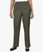 Alfred Dunner Women's Classic All Around Elastic Waist Accord Pant