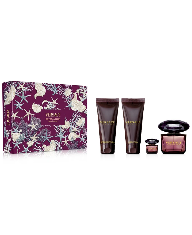 Versace 4-Pc. Crystal Noir Eau de Parfum Gift Set