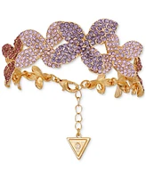 Guess Pave Flower Statement Bracelet