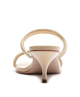 Schutz Women's Taliah Woven Slip-On Dress Sandals
