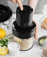 Tzumi Puree 8.5-Cup Food Processor with Stainless Steel Blades, Black