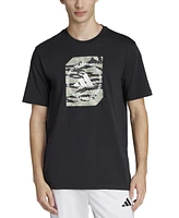 adidas Men's Regular-Fit Camo Logo Graphic T-Shirt