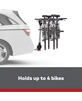 Yakima RidgeBack Tilt Away Hitch Bike Rack Holds 4 Bikes for Cars, SUVs, Trucks