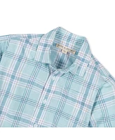 Hope & Henry Baby Boys Linen Long Sleeve Button Down Shirt