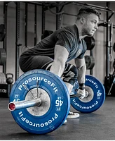ProsourceFit Color Training Bumper Plate 55 lb, Red