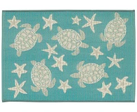 Liora Manne' Esencia Turtle and Stars 2'5"x3'11" Area Rug