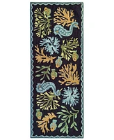 Liora Manne' Frontporch Sweet Reef 2'x5' Runner Area Rug