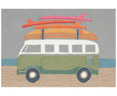 Liora Manne' Frontporch Van Life 2'6"x4' Area Rug