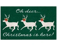 Liora Manne' Natura Christmas Is Here 1'6"x2'6" Area Rug