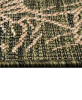 Liora Manne' Carmel Botanical 7'10"x7'10" Round Area Rug