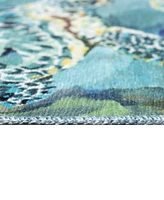 Liora Manne' Impressions Seaturtles 1'11"x4'11" Runner Area Rug