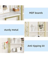gaomon Open Modern Bookcase Shelf Storage Organizer
